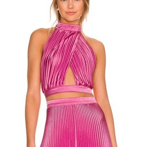 L’IDEE Renaissance Top in Hot Pink size XS